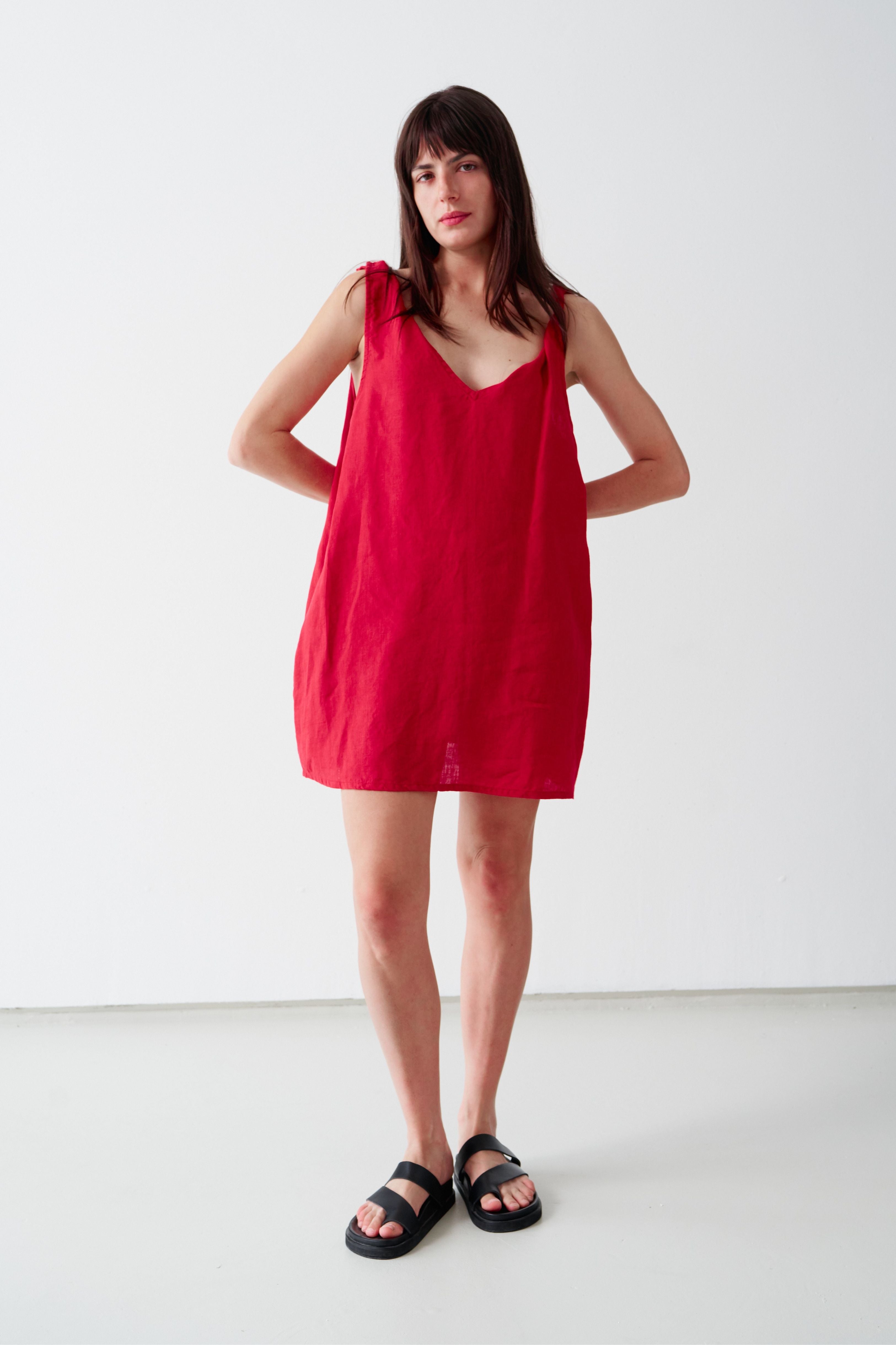 Claire Mini Dress Cherry