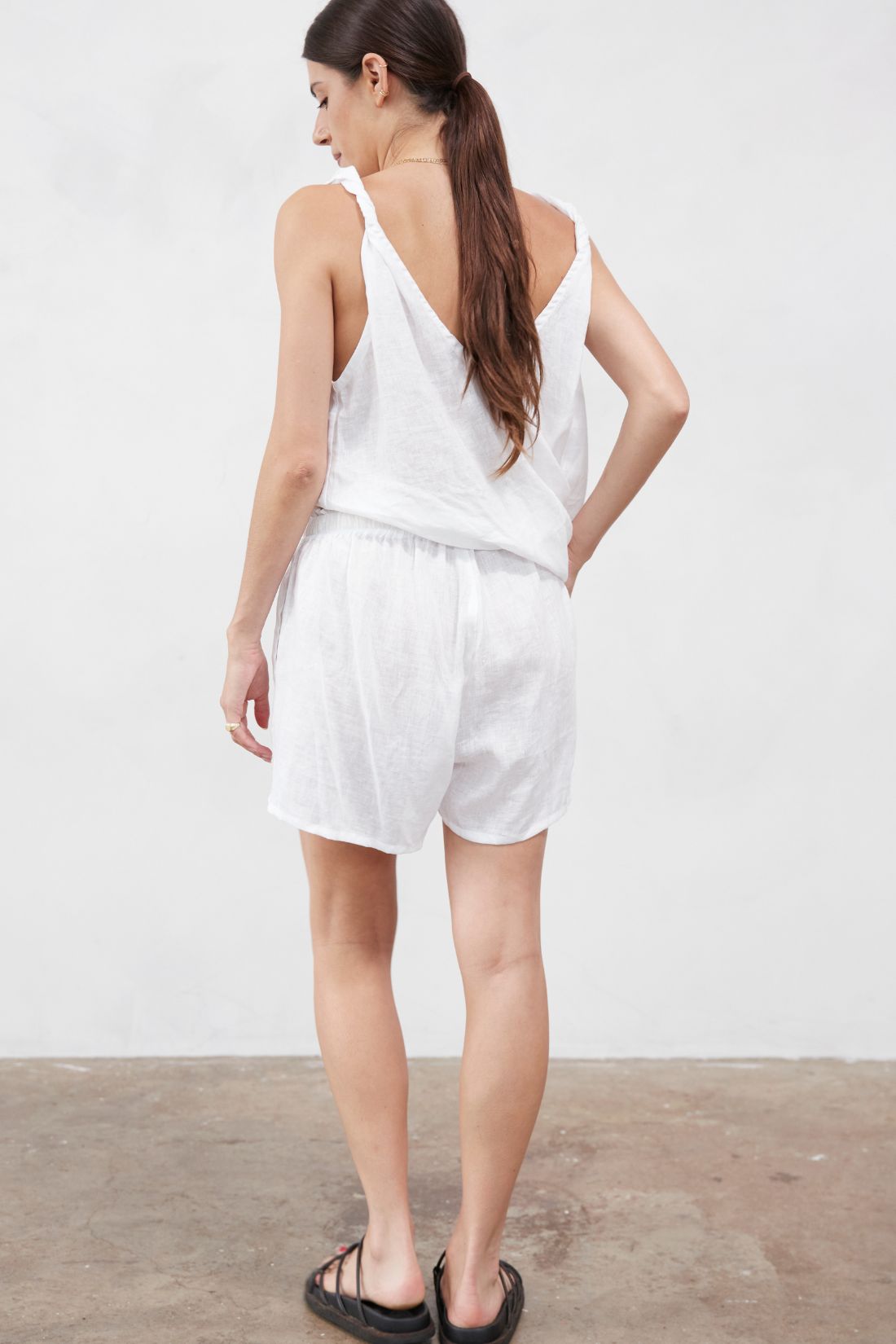 Cooper Linen Short White