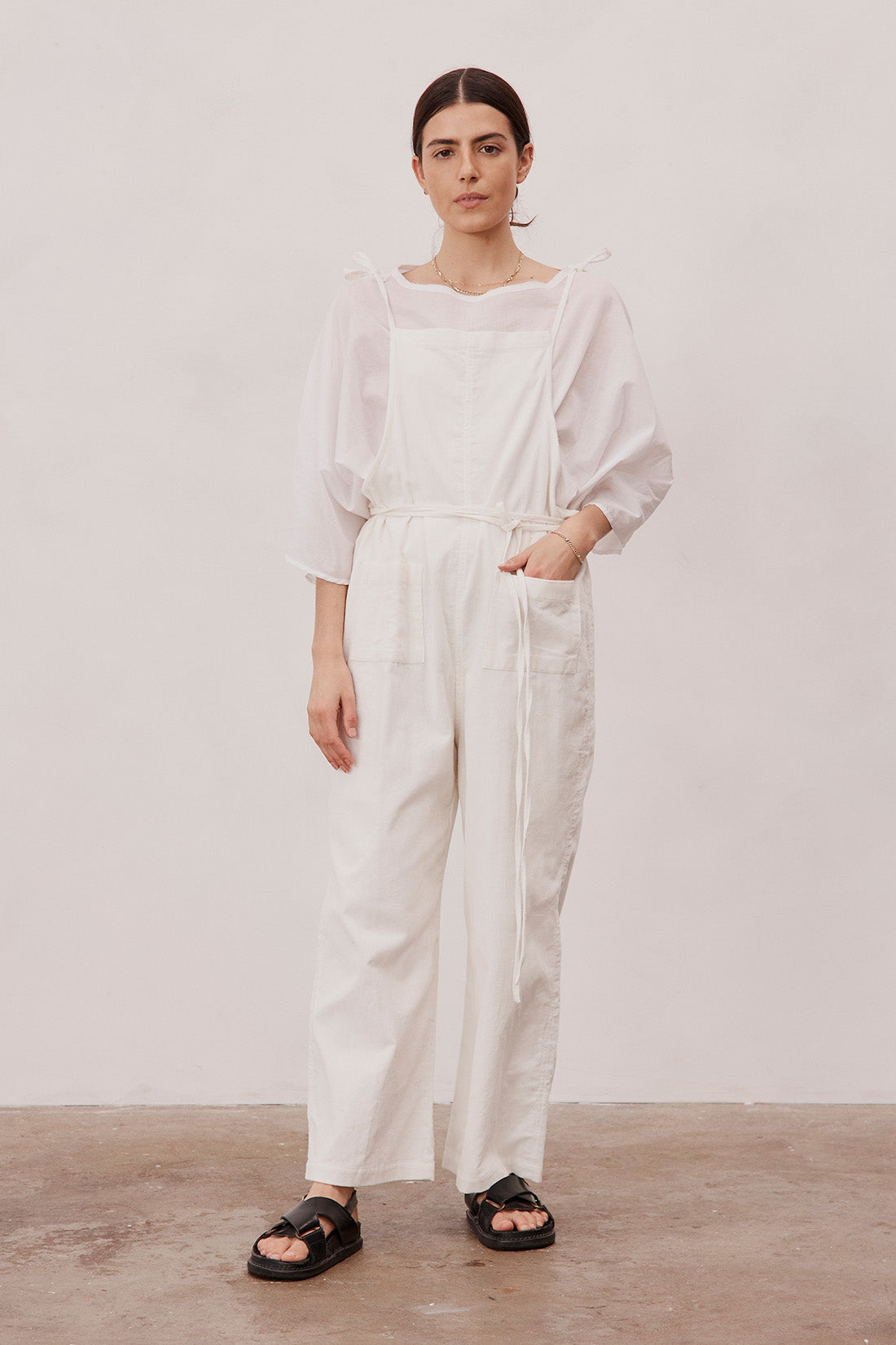 Ellen Corduroy Jumpsuit Ivory