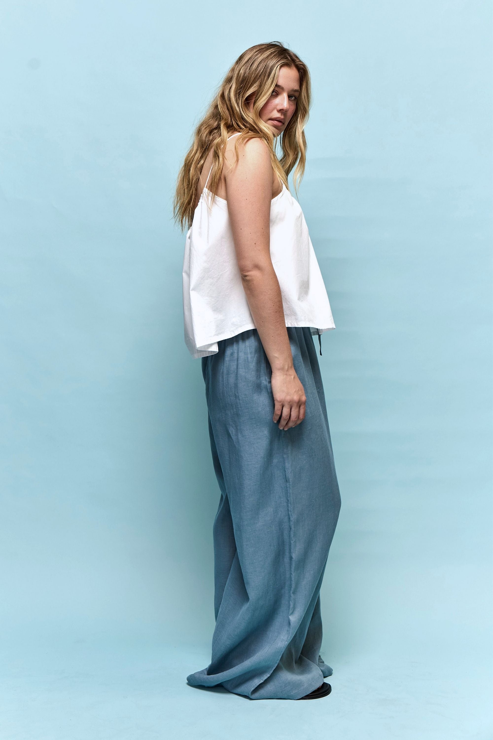 Josey Tie Top White