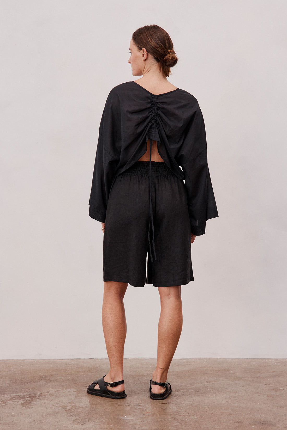 Koko Linen Short Black