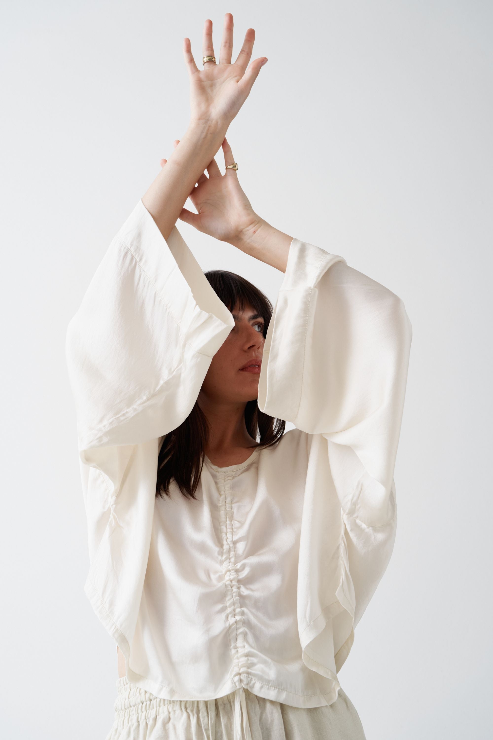 Ling Silk Blouse Birch