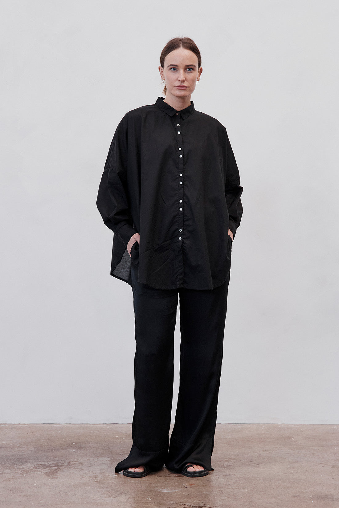 Nic Organic Cotton Shirt Black