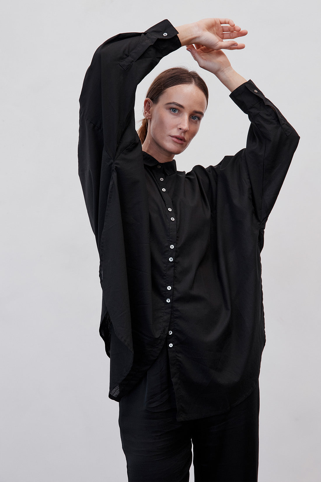 Nic Organic Cotton Shirt Black