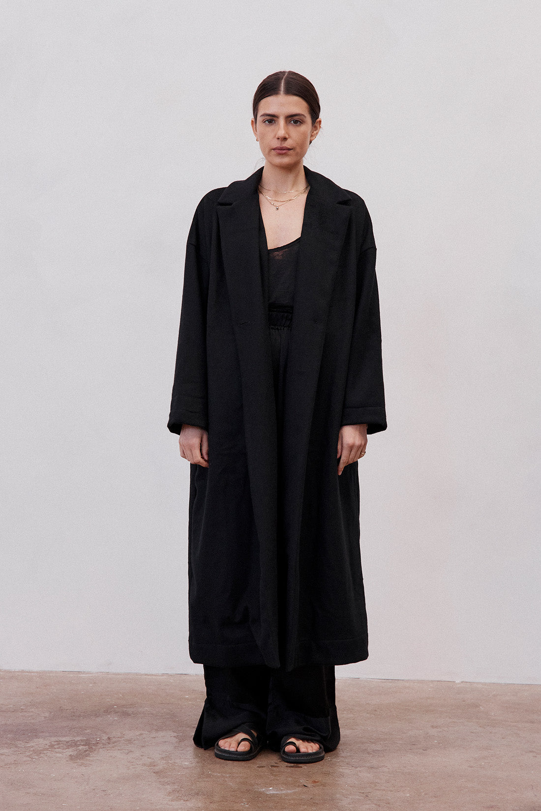 Victor Wool Coat Black