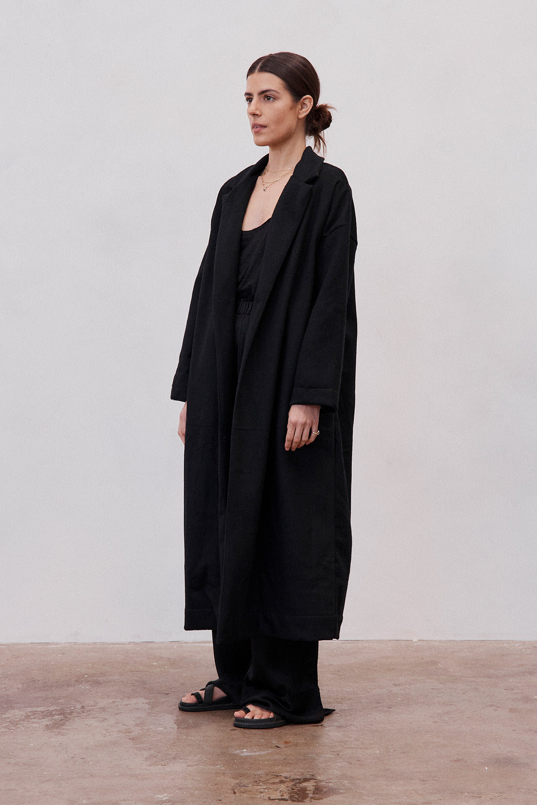 Victor Wool Coat Black