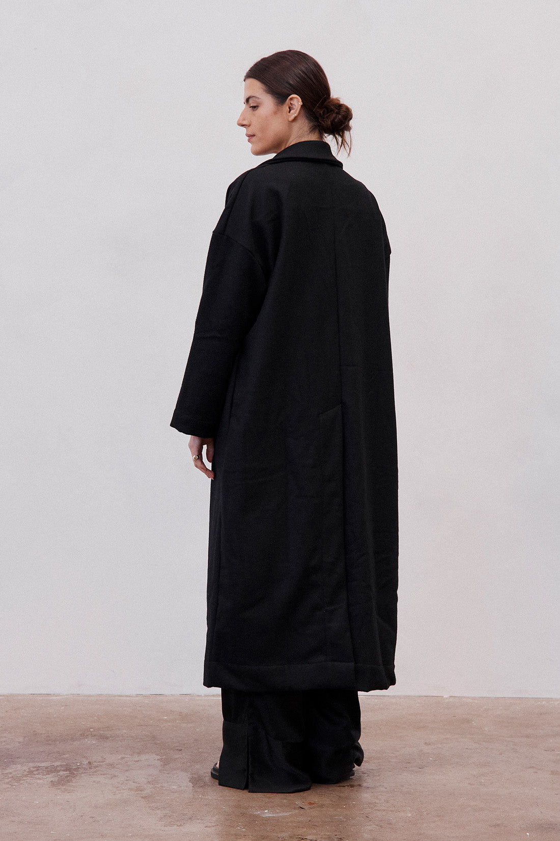 Victor Wool Coat Black