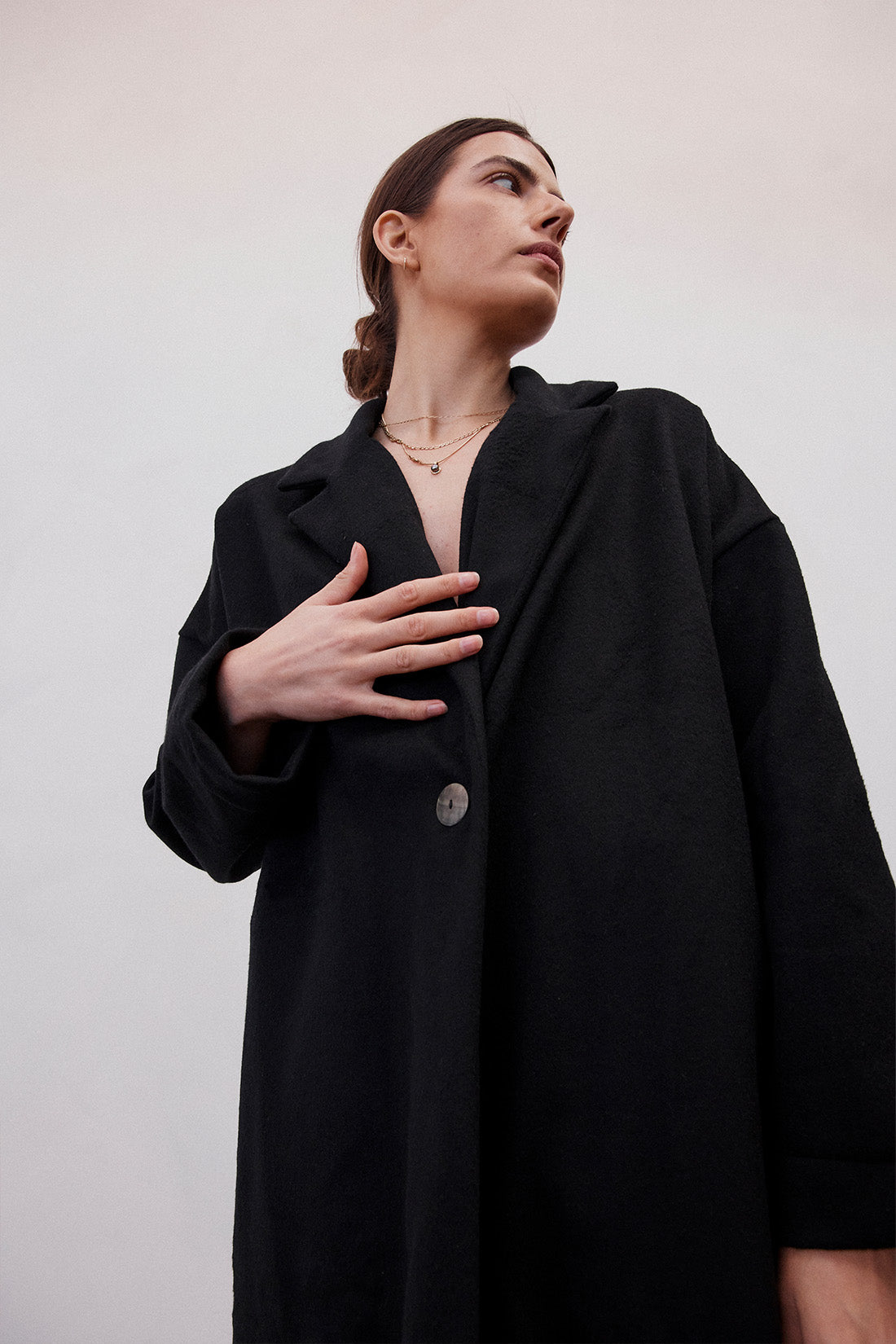 Victor Wool Coat Black