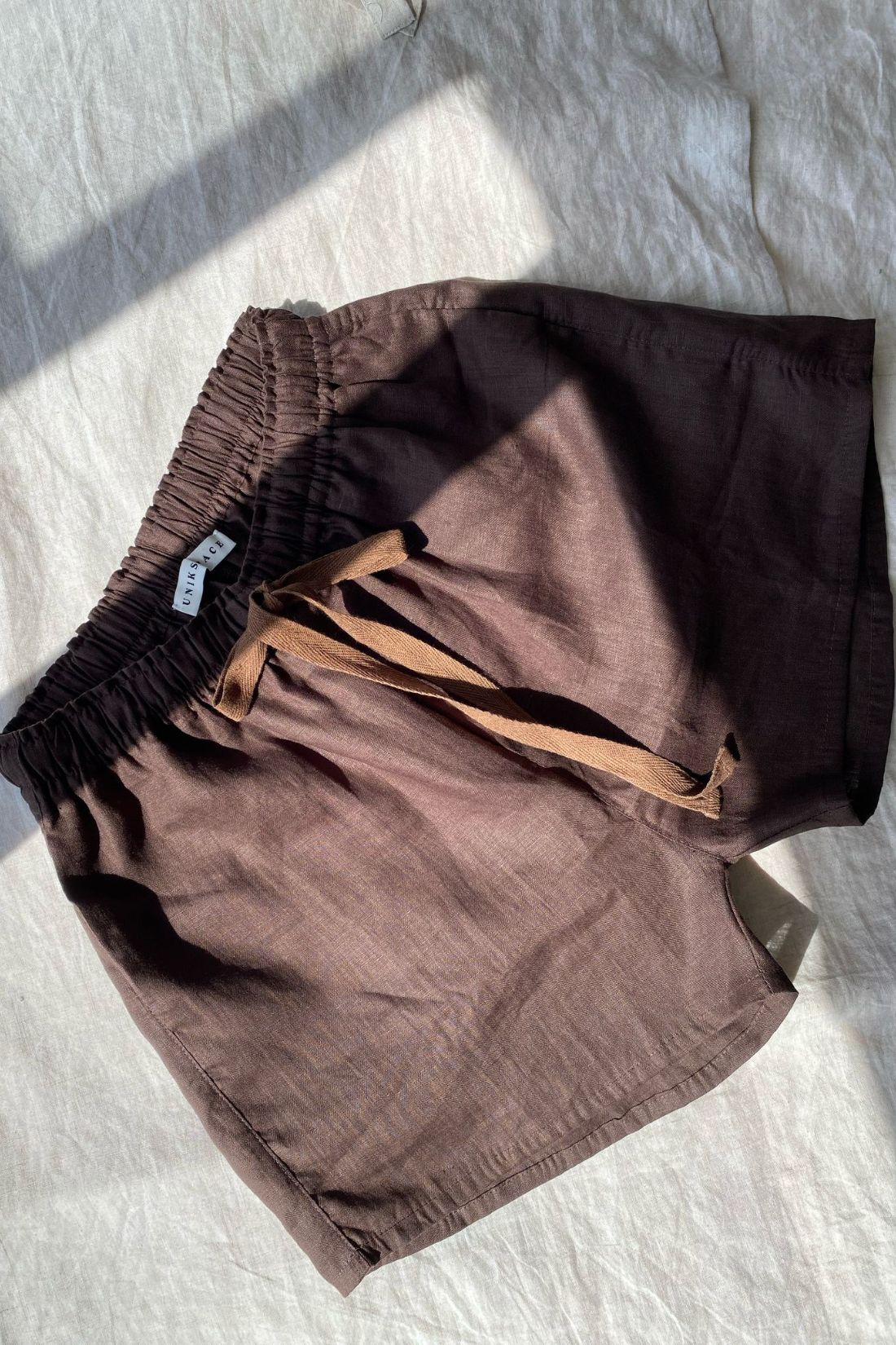 Cooper Linen Short Cacao