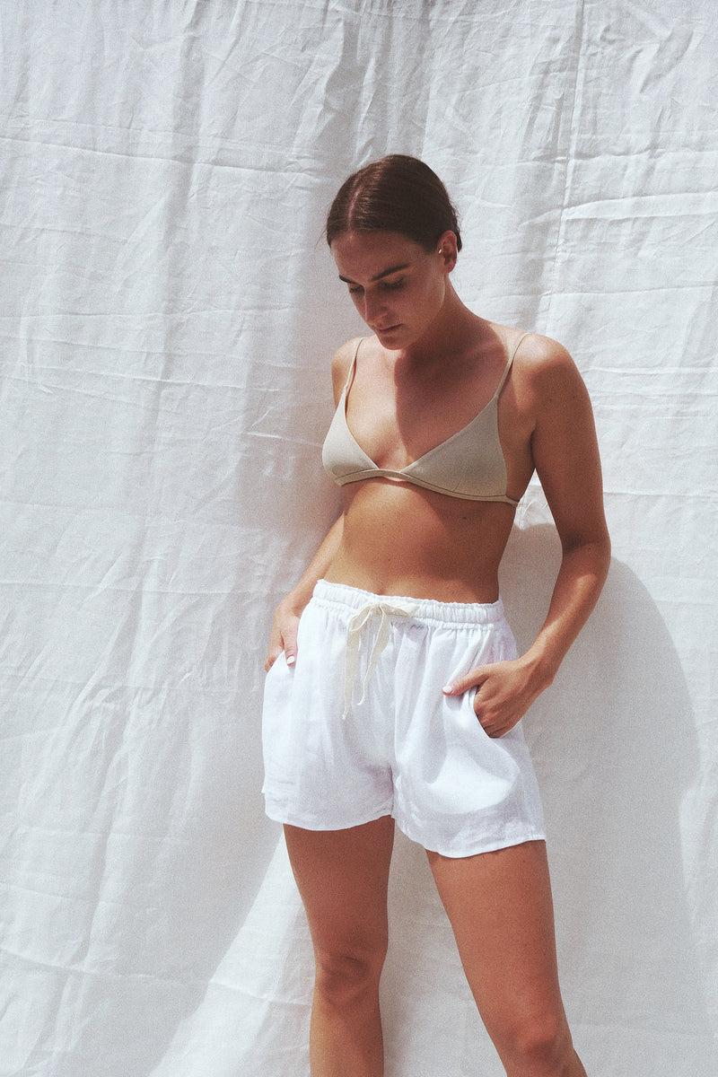 Cooper Shorts White | Sample Sale
