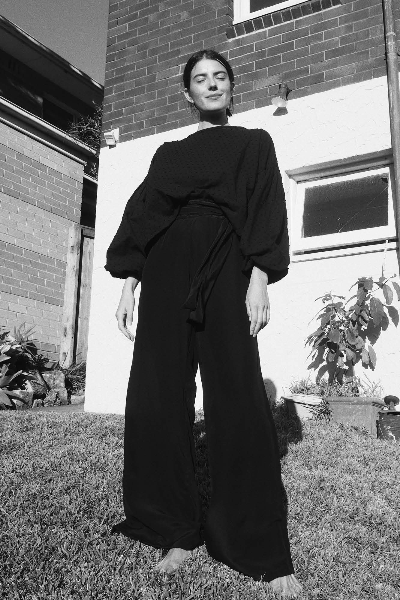 Di Morra Silk Pant Black