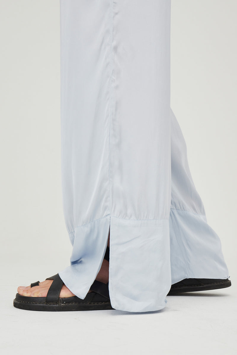 Ida Silk Pant Ice Blue