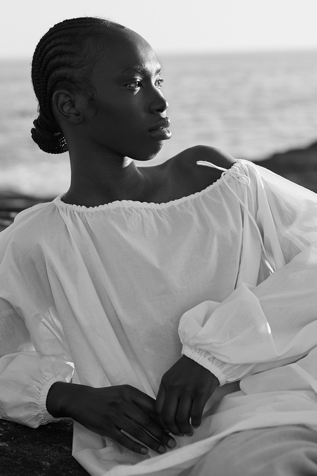 Joss Organic Cotton Blouse White