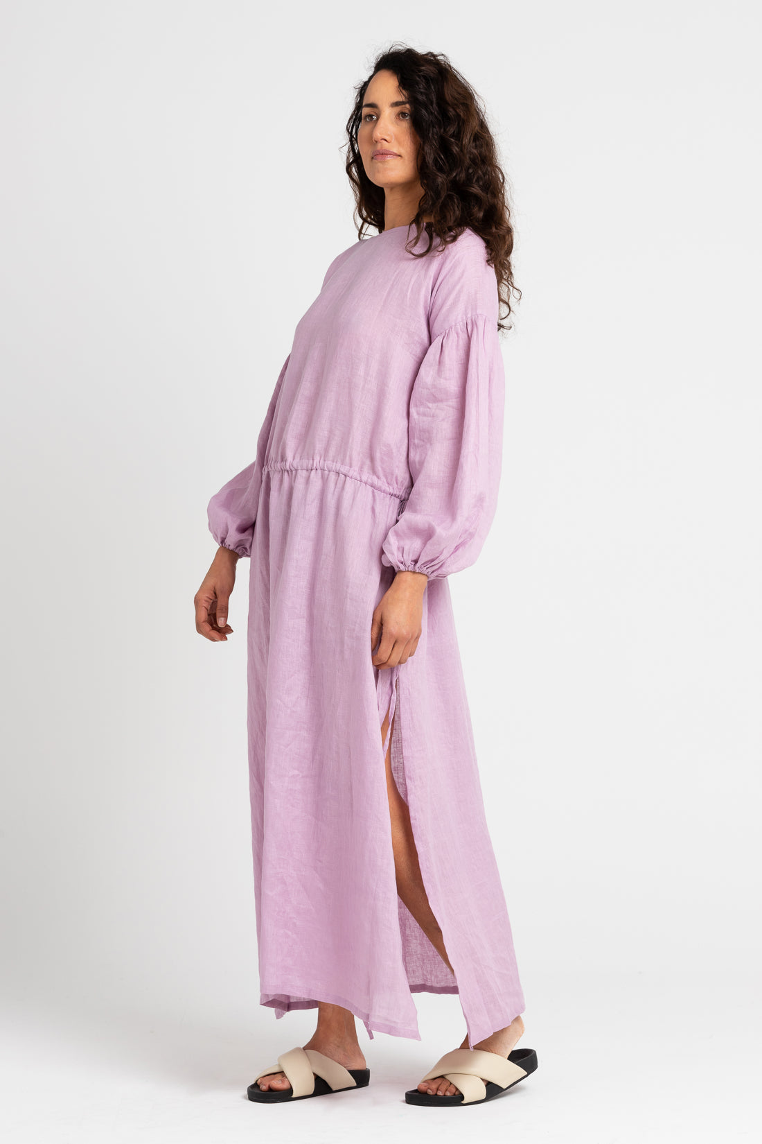 Lilac Kaspara Billowed Sleeve Maxi Dress, Women's Clothing, UNIKSPACE