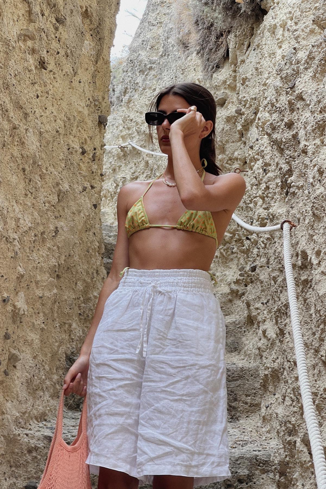 Koko Linen Short White