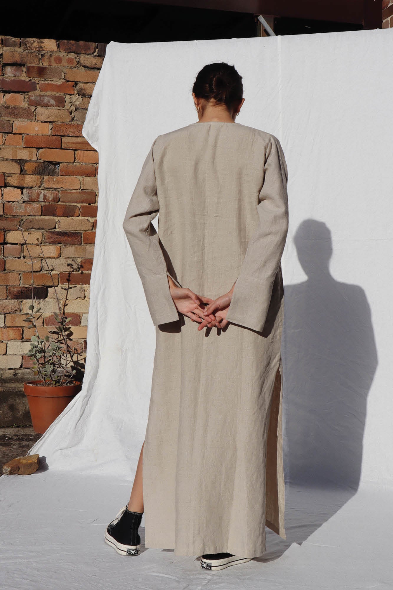 Ragna Linen Dress Sand