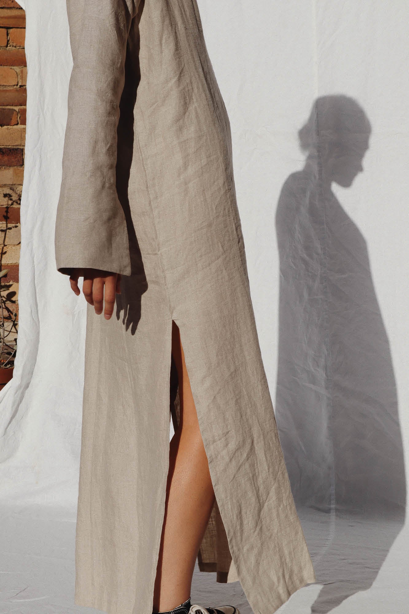 Ragna Linen Dress Sand