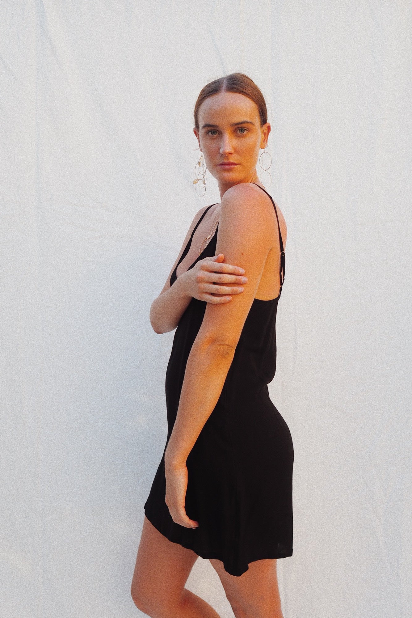 Percy Slip Dress Black